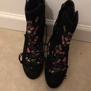 Floral Boots